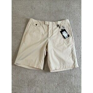 Ted Baker MENS Off White Flat Front Shorts Size 32 X 9.5. NWT